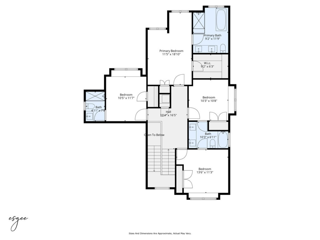 6591 2D Floorplan first floor