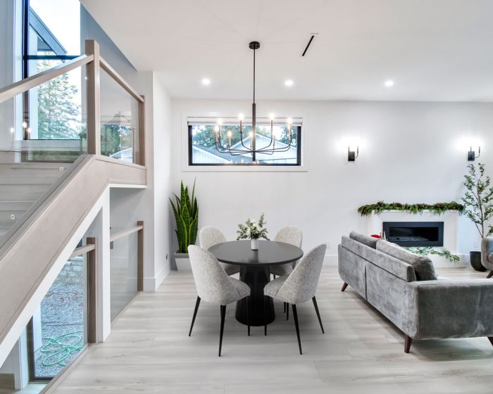 Modified image to include furniture and a plant to tie the space together